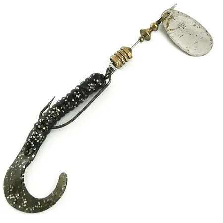 Mepps Combo Killer 2 Třpytka, Stříbrná, 6.5g, Gumový trailer, #5903