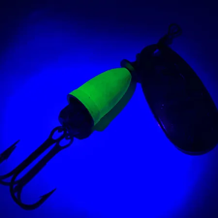 Blue Fox Super Vibrax 3 UV Třpytka, Stříbrná/Zelená, 8g, UV, #5927