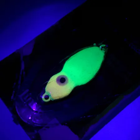 Lindy Frostee Jigging Spoon, Chartreuse UV Glow, 7g, UV Svítící, #5924