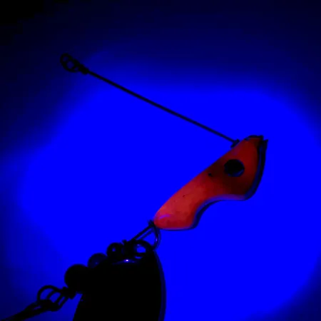 Erie Dearie Walleye Killer Třpytka, Nikl / Červená, 14g, UV, #5932