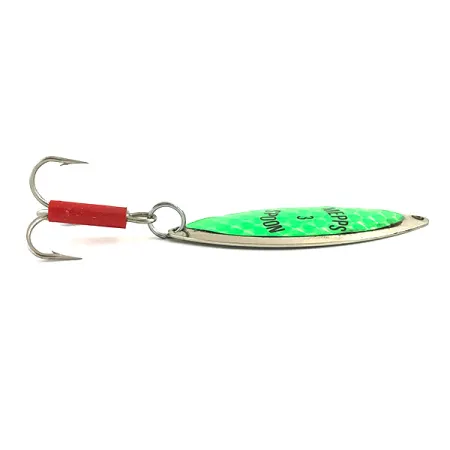 Mepps Spoon 3 Plandavka, Nickel / Green UV, 13g, UV aktivní, #5936