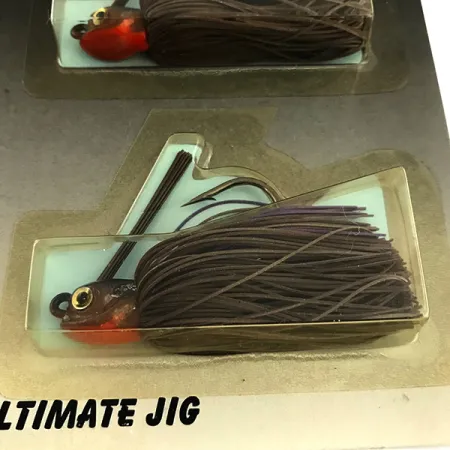 DUH Ultimate Weedless Jig UV Nezasekávací jig, Hnědá/Červená, 12g, #6294