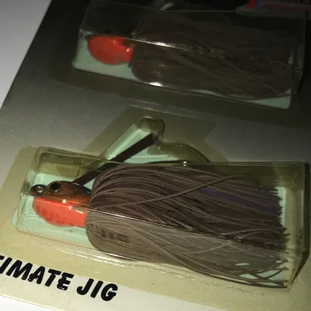 DUH Ultimate Weedless Jig UV Nezasekávací jig, Hnědá/Červená, 12g, #6294