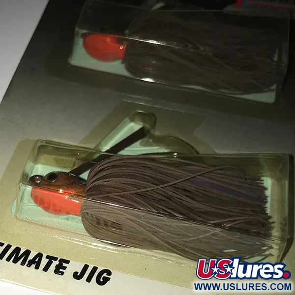 DUH Ultimate Weedless Jig UV Nezasekávací jig, Hnědá/Červená, 12g, #6294