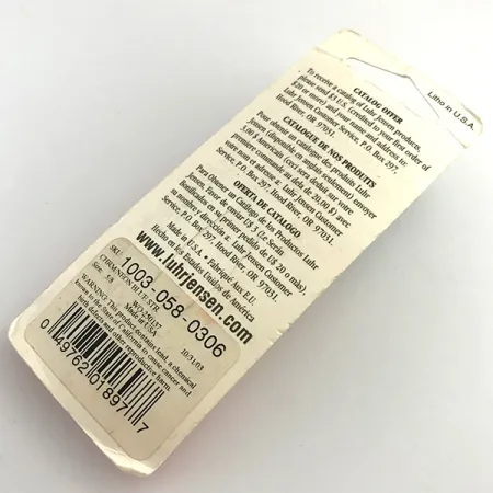 Luhr Jensen Krocodile Die #4 Plandavka, Nikl/Modrá, 17,7g, #1003-058-0306