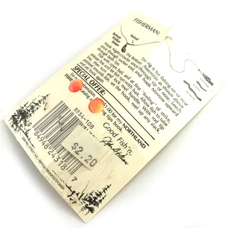 Northland Live Fishing Bait Roach Rig UV Návazec, Oranžová, UV, #5967