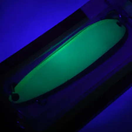 Luhr Jensen Krocodile Die #4 Glow Plandavka, Bílá / Zelená, 19g, #5971