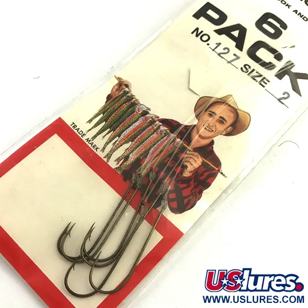 Eagle Claw Snelled Hooks 2 Navázané háčky, Bronz, 6 ks, #5973