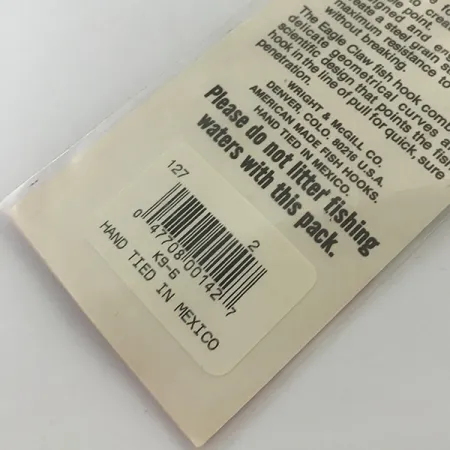 Eagle Claw Snelled Hooks 2 Navázané háčky, Bronz, 6 ks, #5973