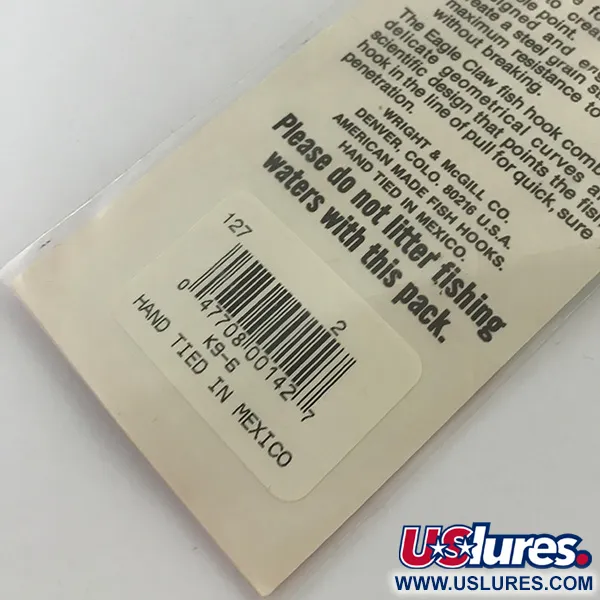 Eagle Claw Snelled Hooks 2 Navázané háčky, Bronz, 6 ks, #5973