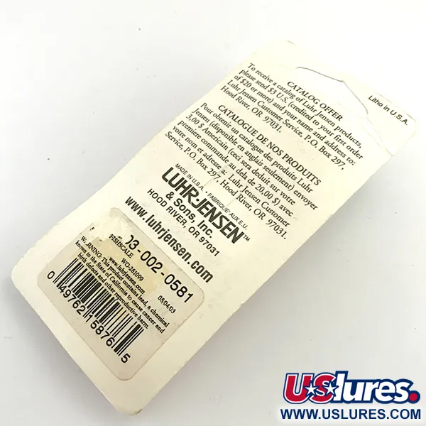 Luhr Jensen Loco 2 Plandavka, Bílá perleť/Hologram, 7g, #5974