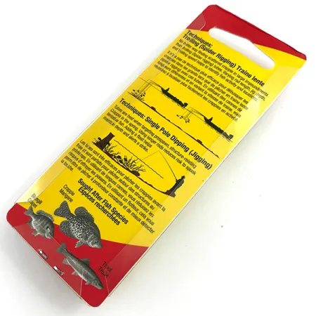 Johnson Crappie Buster Tubes Nástrahy, Bílá/Chartreuse, 4,5cm, #5987