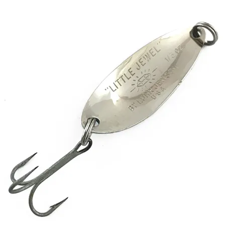 Luhr Jensen Little Jewel Plandavka, Tlučený nikl/Modrá, 9g, #5997