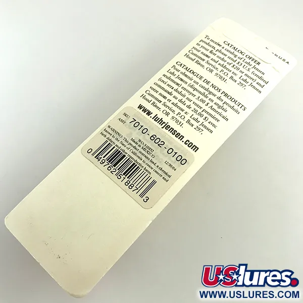 Luhr Jensen P.J.POP, Pearl / Red, 17 g, dřevěný popper #7158