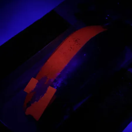 Krocodile Stubby Luhr Jensen Plandavka, Red / Nickel, 18g, Vintage, #6053