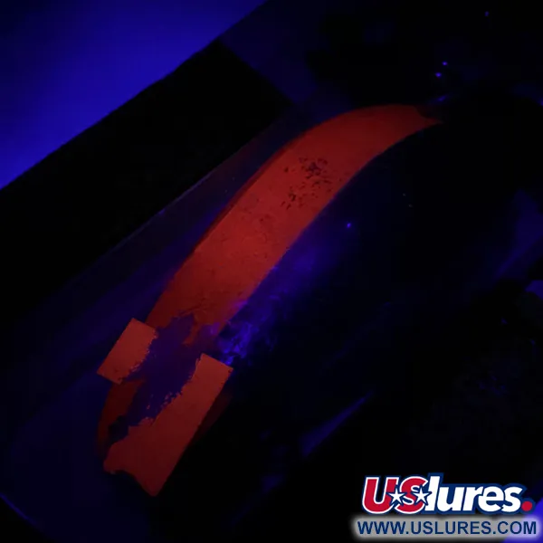 Krocodile Stubby Luhr Jensen Plandavka, Red / Nickel, 18g, Vintage, #6053