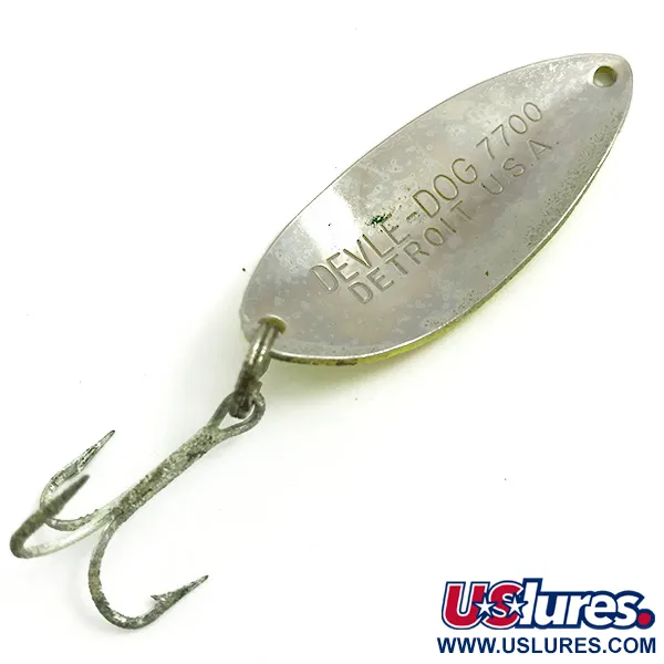 Dardevle Devle Dog 7700 UV Plandavka, Žlutá/Červená, 14g, UV, #6075