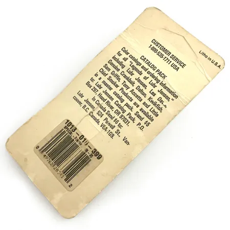 Luhr Jensen Krocodile Stubby UV Plandavka, Nikl/Oranžová/UV, 5g, #6085