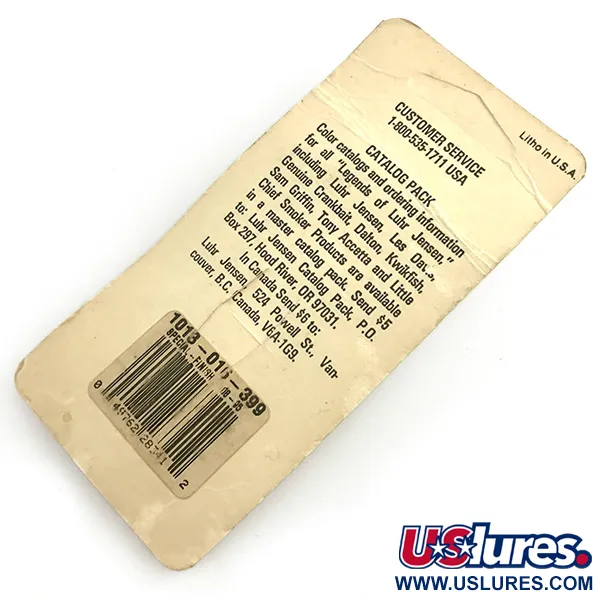 Luhr Jensen Krocodile Stubby UV Plandavka, Nikl/Oranžová/UV, 5g, #6085