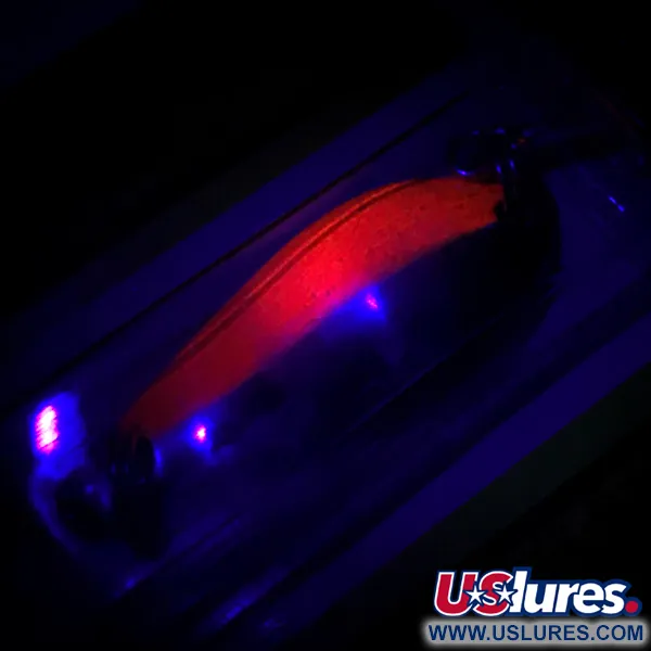 Luhr Jensen Krocodile Stubby UV Plandavka, Nikl/Oranžová/UV, 5g, #6085