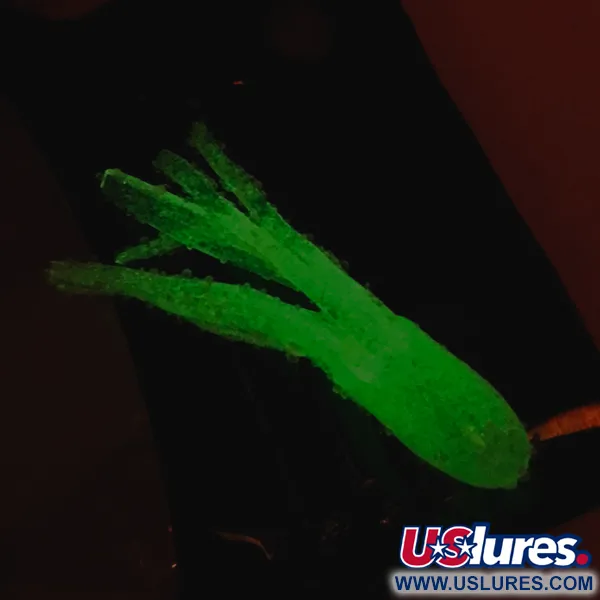 Bass Pro Shops Squermin' Squirts Tube, Bílá Glow, 3.5cm, Glow, #6094