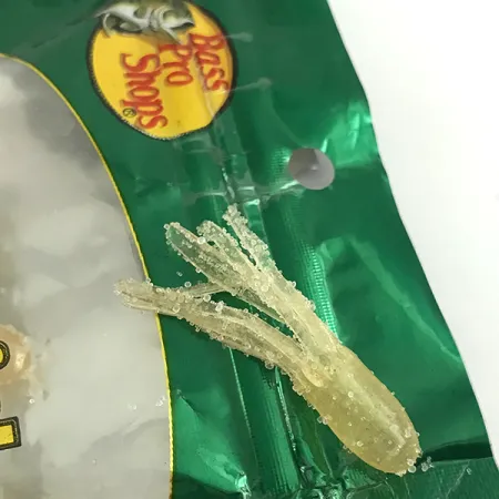 Bass Pro Shops Squermin' Squirts Tube, Bílá Glow, 3.5cm, Glow, #6094