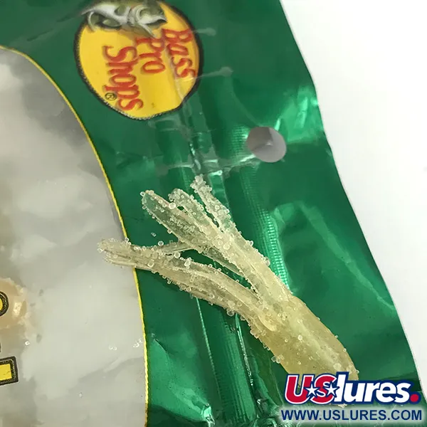 Bass Pro Shops Squermin' Squirts Tube, Bílá Glow, 3.5cm, Glow, #6094