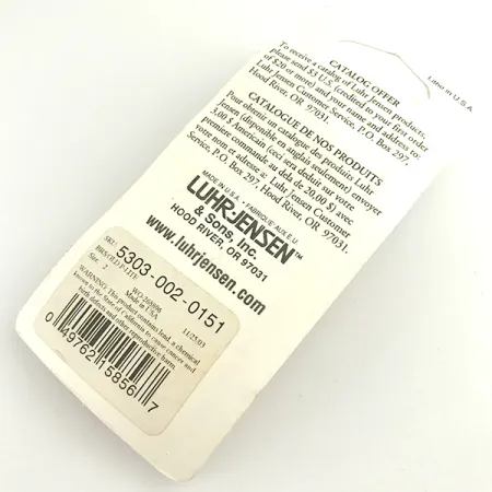 Luhr Jensen Loco 2 Plandavka, Zlatá, 7g, Tepaný povrch, #6100