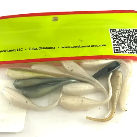 Bobby Garland Baby Shad Gumová Nástraha, Bílá/Šedá/Zelená, 5cm, UV, #6146