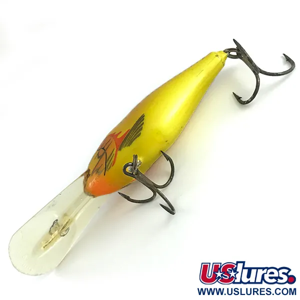 Rapala Risto Rap Wobler, Yellow / Brown, 16g, Hlubokopotápivý, #6163