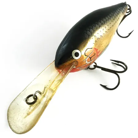 Wobler RAPALA RISTO RAP, Zlatá/Černá, 16g, Hlubokopotápivý, #6164