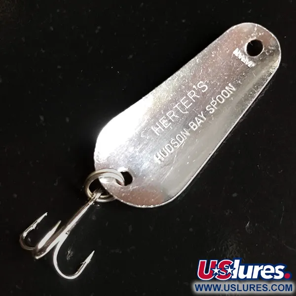 Herter's Hudson bay spoon Plandavka, Červená/Bílá/Nikl, 7g, #6191