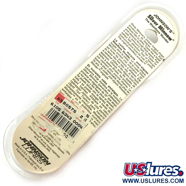 Johnson Silver Minnow Plandavka, Oranžová/Zelená, 21g, UV Glow, #6192