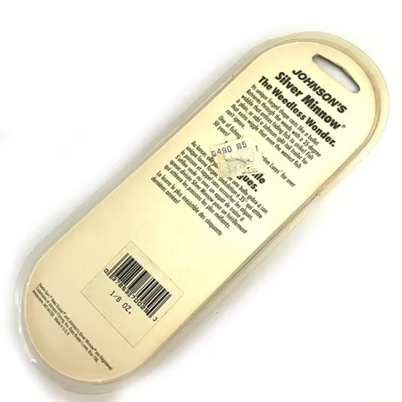 Weedless Johnson Silver Minnow Plandavka, Zelená/Oranžová/Nikl, #6193