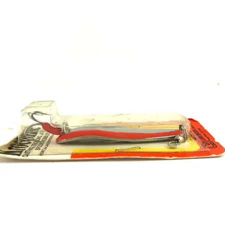 Luhr Jensen Krocodile Die #4 UV Třpytka, Nikl/Červená, 14g, UV, #6195