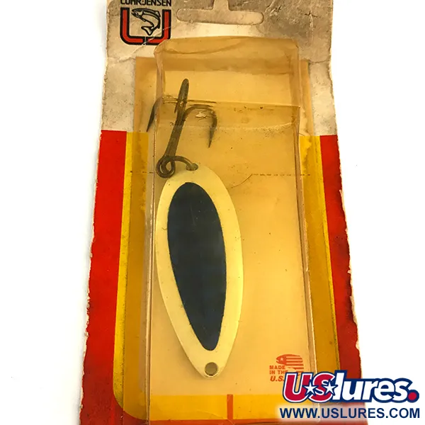 Luhr Jensen Krocodile Stubby Plandavka, Bílá/Modrá, 24g, Kompaktní, #6197