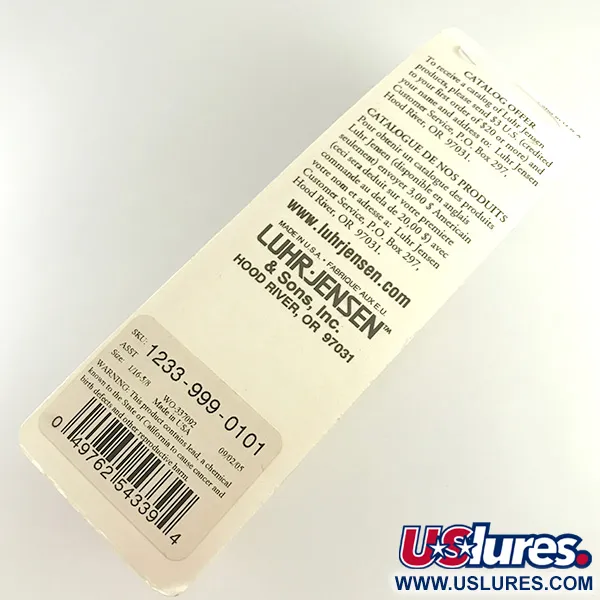 Luhr Jensen Krocodile Stubby Třpytka, Tepaný nikl, 18g, #6221