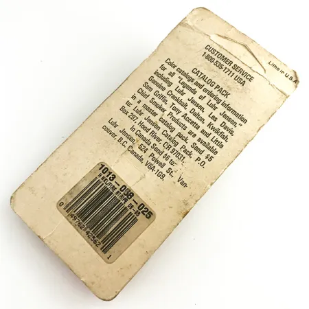 Plandavka Luhr Jensen Krocodile Stubby, Tepaný nikl/Červená UV, 18g, #6222