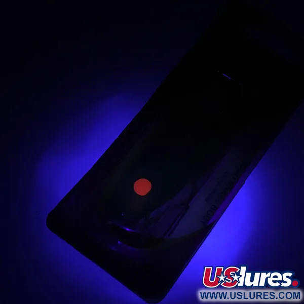 Luhr Jensen Les Davis Hotrod Plandavka, Nickel/Red Dot UV, 14g, #6229