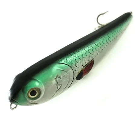 Bass Pro Shops XTS Pencil Plug Hladinový, Šedá/Zelená, 14g, #6240