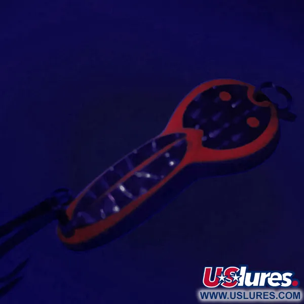 Acme Dazzler #2 UV Plandavka, Stříbro/Červená, 7g, UV reakce, #6262