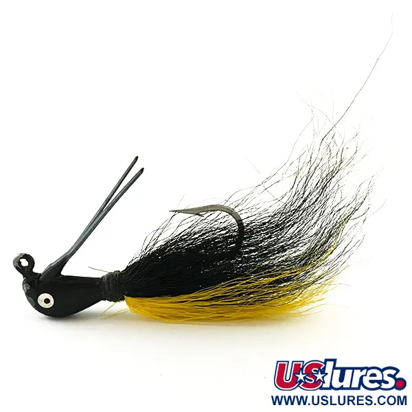Northland Sting'r Bucktail Jig, Černo/Žlutá, 12g, Očko na stinger, #6290