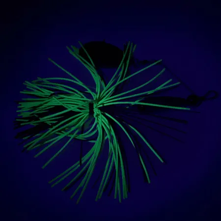 Spinner Bait Spinnerbait, Mosaz/Nikl/Žlutá UV, 12g, UV aktivní, #6327