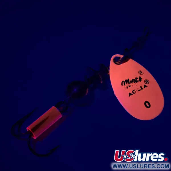 Mepps Aglia 0 Třpytka, Fluorescent Orange, 2,5g, UV, #6330