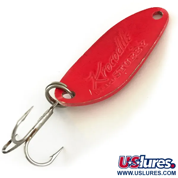 Luhr Jensen Krocodile Stubby UV Plandavka, Red UV Glow, 7g, UV-Glow, #6350