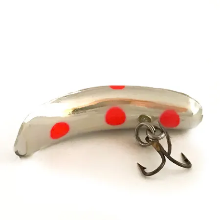 Yakima Bait FlatFish F4 UV Wobler, Stříbrná / Červená, 1.7g, UV, #6360