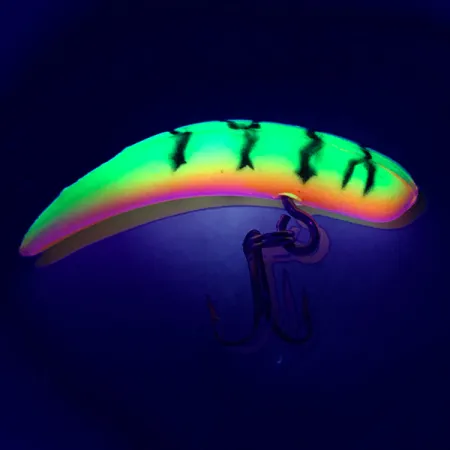 Yakima Bait FlatFish F4 UV Nástraha, Fire Tiger, 1,4g, UV, #6751