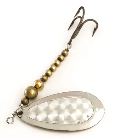 Luhr Jensen Mounti Třpytka, Mosaz / Nikl, 10g, Kostkovaný Vzor, #6368