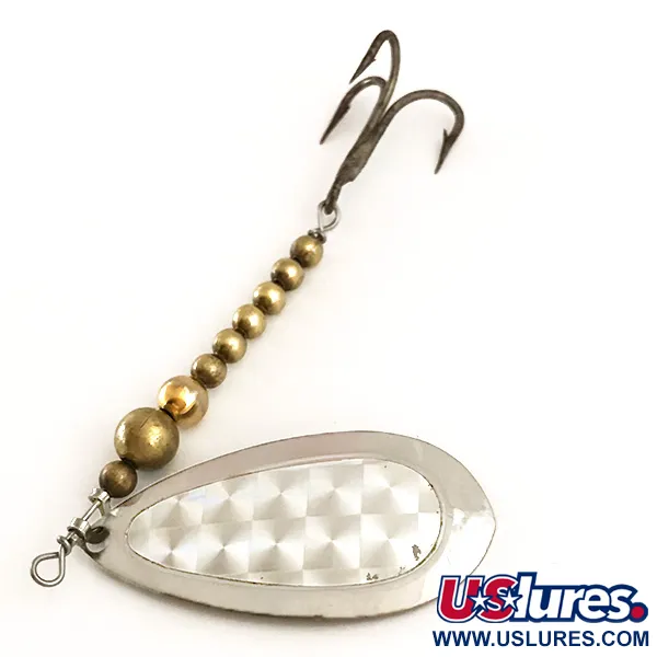 Luhr Jensen Mounti Třpytka, Mosaz / Nikl, 10g, Kostkovaný Vzor, #6368