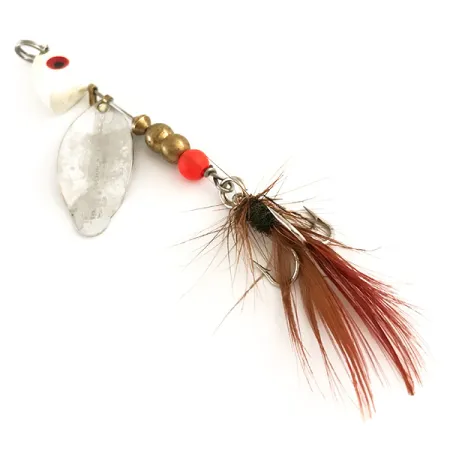 Mepps Lusox 1 Třpytka, Nikl / Červená, 10g, Hlavička, #6403